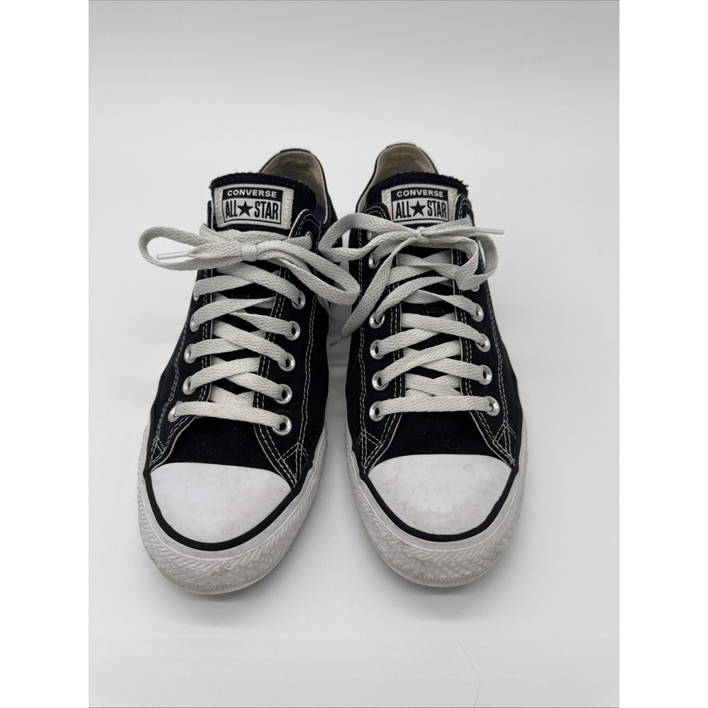 Converse Chuck Taylor All Star Low Top Black Canvas Sneakers - Unisex M 9 - W 11